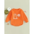 thumbnail image 4 of Lamuusaa Infant Baby Fall Knitting Jumpsuit Jacquard Round Neck Long Sleeve Romper for Boys Girls, 4 of 9