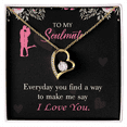 thumbnail image 4 of To My Girlfriend Everyday Forever Necklace w Message Card, 4 of 20