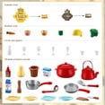 thumbnail image 3 of Juego de cocina para casa de muñecas Chivao Mini Furniture, 43 piezas, 3 of 7