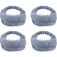 thumbnail image 1 of Diademas de encaje para mujer: 4 diademas de encaje floral anchas y elásticas impresionantes: pañuelos para el cabello de moda para mujer, 1 of 5