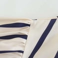 thumbnail image 6 of HomeDM Womens Button Down Shirts 3/4 Ruffled Sleeve Dressy Summer Tops, Solid Color Crop Shirts - Navy/M, 6 of 7