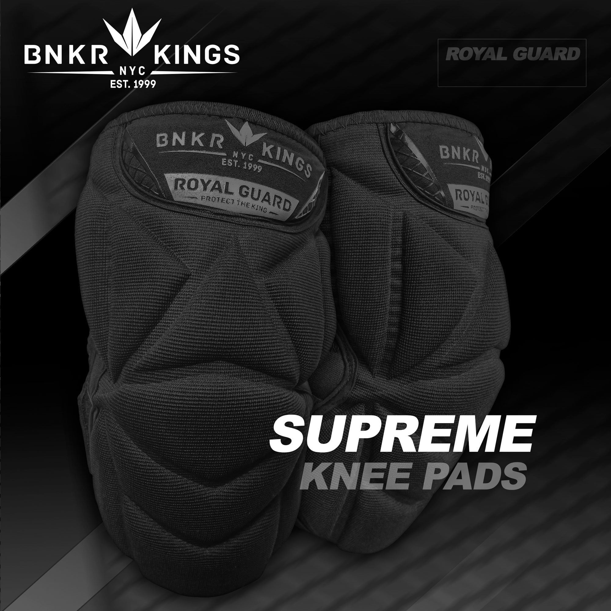 bunker kings v2 royal guard knee pads (large (lg))