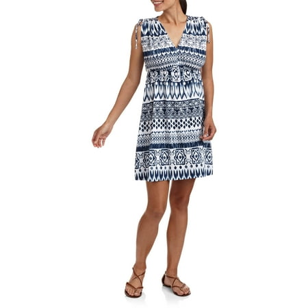 Faded Glory Women's Shoulder Tie Kimono Dress