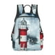 thumbnail image 1 of Balery Circular Lighthouse Mochila ligera para hombre y mujer: duradera e impermeable, ideal para la escuela, el trabajo, viajes y uso diario., 1 of 7