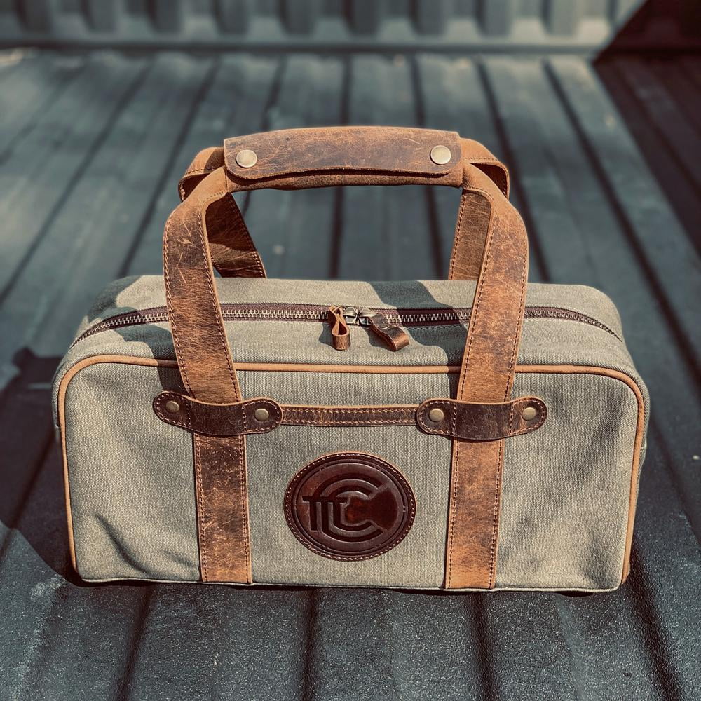 Canvas Leather Ammo Bag