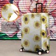 thumbnail image 4 of White Sunflower Sketch Pattern Luggage Cover Fashion Suitcase Cover Baggage Covers Fit 25-28 Inch Luggage (Go Travel), 4 of 5