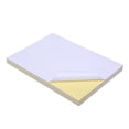 thumbnail image 4 of Papel de impresión autoadhesivo A4, acabado práctico mate, etiqueta adhesiva imprimible, papel blanco, fondo amarillo, 100 Uds., 4 of 5