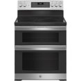 thumbnail image 1 of GE Four Double 30 Pouces Gamme de Convection avec Friteuse à Air Sans Préchauffage en Acier Inoxydable - JBS86SPSS, 1 of 9