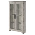 thumbnail image 5 of Alejo 2-door Engineered Wood Tall Cabinet Grey Driftwood, 5 of 10