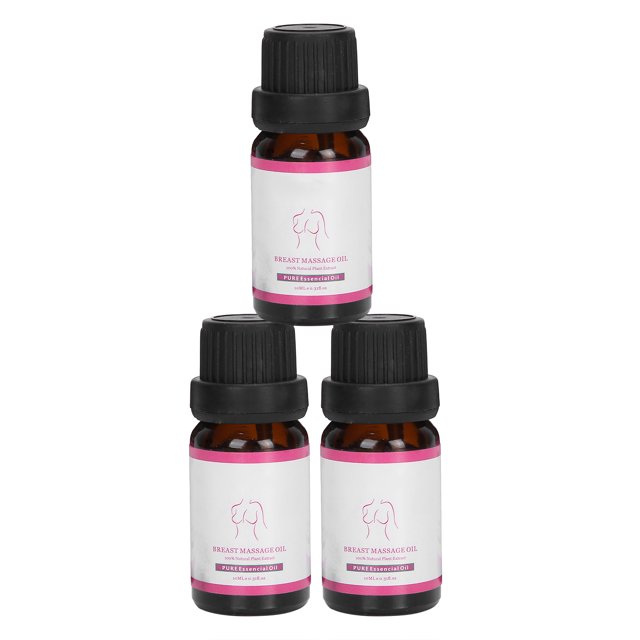 Aceite Esencial Para Aumento De Senos, Aceite De Masaje Para Mejorar El Pecho, 10ml X 3 Botellas