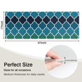 thumbnail image 5 of Blue Green Checkered Pattern Kitchen Rug Mat,Kitchen Runner Rugs Non Skid Washable,Decorative Kitchen Floor Mats for Kitchen,Sink,Laundry,17"X47", 5 of 5