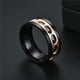 thumbnail image 4 of Anillos para mujer, regalos para mujer, anillo giratorio de meditación con números romanos para hombre, anillo de moda para resistir la ansiedad., 4 of 5