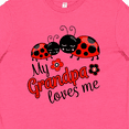 thumbnail image 4 of Inktastic My Grandpa Loves Me with Cute Ladybugs Youth T-Shirt, 4 of 5