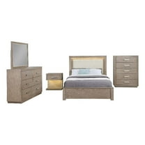 Kenora 5-piece Eastern King Bedroom Set Barley Brown