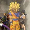 thumbnail image 4 of Figura de Goku de Dragon Ball Z de 32 cm Ssj3 Dbz Super Saiyan 3, figuras de anime, estatua de PVC de 2 brazos, figura de acción, modelo, juguetes de Halloween, regalo, 4 of 5