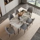 thumbnail image 3 of Nordic Living Room Dining Table Set Armchair Foldable Design Dining Table Set Modern Sedie Sala Da Pranzo Salon Furniture DWH My Lux Decor Round, 3 of 8