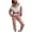 Pink, variant on LYXSSBYX Sweatsuits 2pcs Sets Womens Hot Sale Clearance Ladies Fashion Slim Sports Long Sleeve Two-Piece Color Block Sweatshirt Set