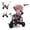 Pink, variant on Kinderkraft EASYTWIST 5-in-1 Convertible Toddler Tricycle Baby Trike with 360° Swivel Seat, Parent Push Handle, 9 Months to 5 Years
