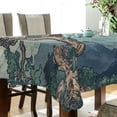 thumbnail image 5 of Yayeee Tablecloths 60" x 108" Rectangle Wrinkle Resistant Party Table Cover, Tree in The Mountains, 5 of 8