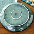 thumbnail image 4 of vancasso Starry 4-Piece Dinner Plate Vintage Look Ceramic Green Kiln Change Glaze 11 inch Dinner/Salad/Fruit/Snack Plate(28 * 28 * 2.5cm), 4 of 8