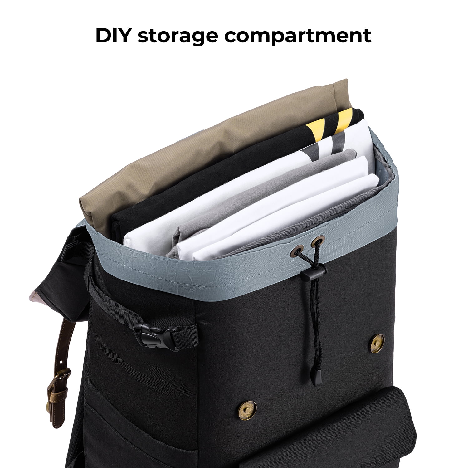 K&F CONCEPT DSLR Camera Backpack Camera Case for Photography and 15.6" Laptop Travel Use, Camera Shoulder Bag with Weatherproof Rain Cover-17.3x11.4x6.29Inch