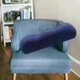 thumbnail image 6 of Leg Pillow for Sleeping Hip Pain Bolster Pillow for Legs Memory Foam Knee Pillow Leg Elevating Support Pillow for Ankle Rest and Foot Comfort 17.7" x 6.7" x 4.3" Blue, 6 of 8