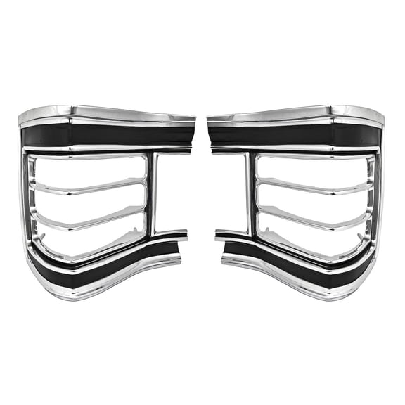JEGS Tail Light Bezel Set for 1967 Chevrolet Chevelle