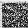 thumbnail image 2 of Soimoi Animal Skin Printed, Cotton Fleece Fabric By The Yard- Sewing Diy Stretch Fabric 56 Inches Wide Warmfabric For Hats, Coats, Gloves, Blankets - Black-lpw, 2 of 5