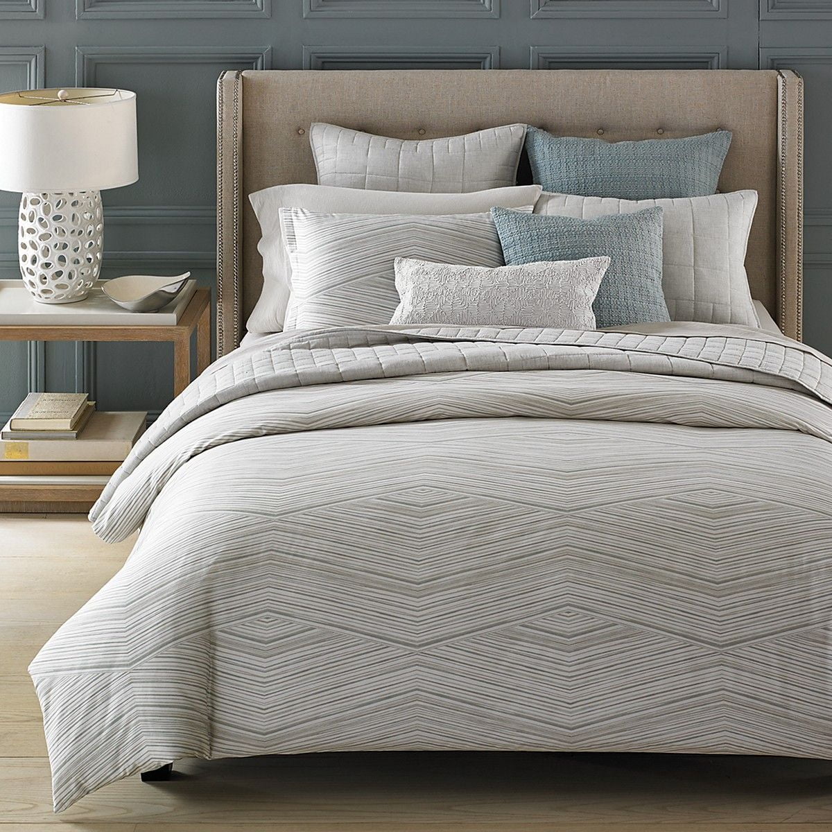 Oake Obsidian Duvet Cover, Full/Queen