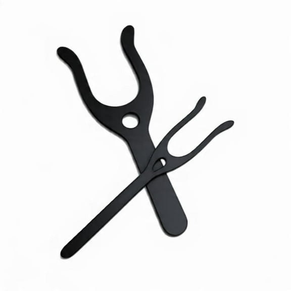 Lucet Braiding Tool Knitting Fork (set of 2) (Black)