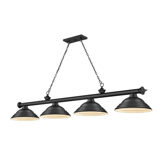 4 Light Billiard in Traditional and Classical Style-18.75 inches Tall and 14 inches Wide Bailey Street Home 372-Bel-4596798