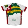 thumbnail image 2 of Togo Flag Short Sleeve Cycling Jersey  for Women - Size S, 2 of 3