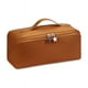 thumbnail image 4 of Bolsa de almohada para guardar y terminar cosméticos, bolsa de viaje cómoda, de gran capacidad, de cuero, tipo concha, 4 of 6