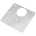 thumbnail image 3 of Placa de reparación de bisagras de gabinete de 10 piezas con tornillos de fijación Kit de placa de reparación de bisagra de puerta de armario de acero inoxidable grueso para el hogar, 3 of 15