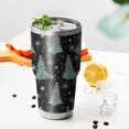 thumbnail image 3 of 30oz Black Christmas Tree Pattern Tumblers Stainless Steel Tumbler with Lid and Straw,Vacuum Insulated Double Wall Travel Tumbler Cups Mug with Cleaning Brush for Coffee,Tea, 3 of 7