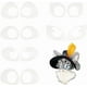 thumbnail image 1 of 6 pares de ojos acrílicos para disfraz de furry, 6 estilos, 2D, para cosplay, manualidades y disfraces., 1 of 9