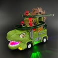 thumbnail image 4 of Dinosaur Slide Toy Set, Sound Light Dinosaur Climbing Slide Toy Early Learning Endless Fun  for Children, 4 of 7