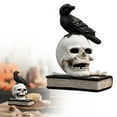 thumbnail image 2 of PEIXUN Décoration d'Halloween Halloween Figurine de Tête de Squelette Humaine à l'Apparence Réaliste Statue de Maison Citrouille d'Halloween Accessoires pour Halloween, 2 of 9