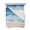 Navy Blue, variant on Quilts Full Size Bedding Set, Turquoise Coastal Lightweight Quilted Comforter, Waves Summer Beach Ocean Sea Soft Reversible Bedspread Coverlet with Pillow Covers for All Season, 78" x 90"