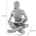 thumbnail image 2 of Home Decor Pulp Reading Women Figurine Thinker Statue Aesthetic Sculpture Room Decor Modern Abstract Decoration on Shelf Table Desk for Living Room Office Bedroom, 2 of 5