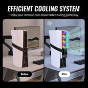 Cooling Fan For PS5 Pro/for PS5 Slim Disc & Digital Edition, Cooling Fan External Fan Cooler Quiet Cooler Fans for PS5 Pro/Slim Disc & Digital Edition (gray)