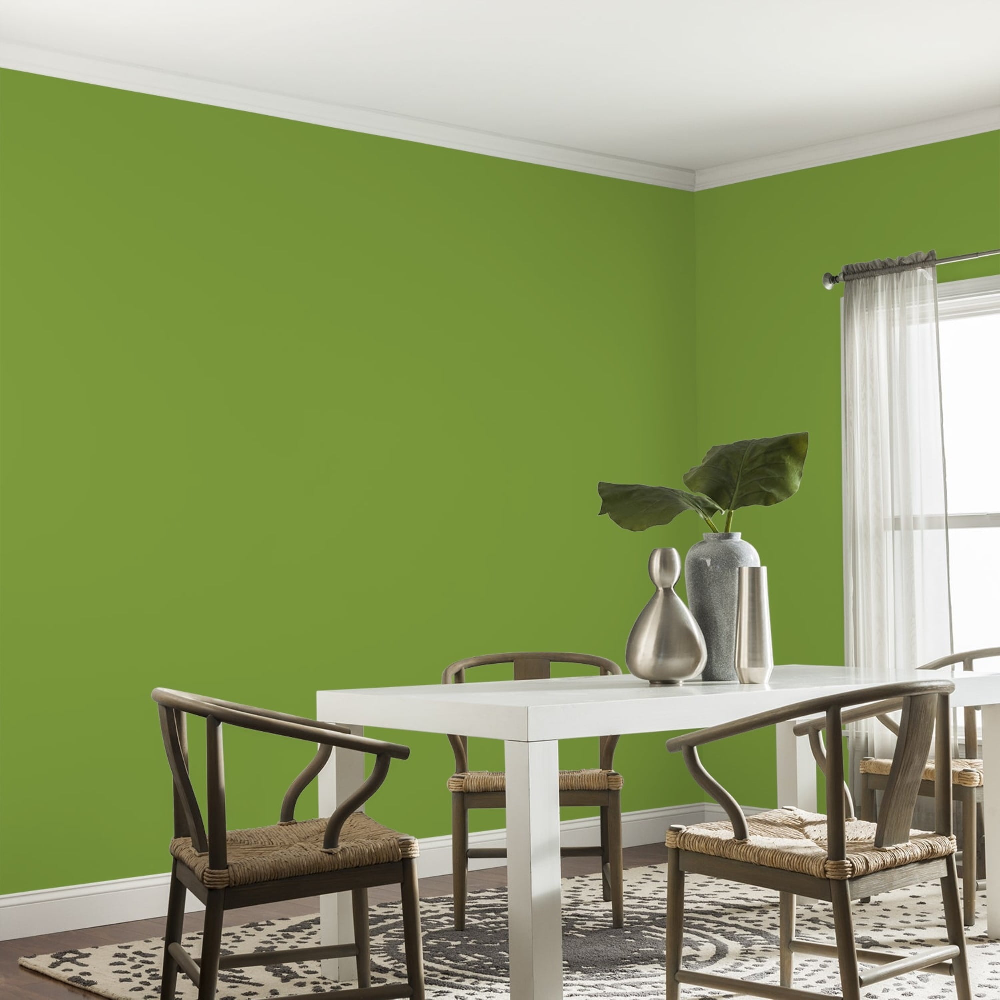 Glidden HEP Antique Moss / Green, Eggshell Interior Paint with Primer, 1 Quart