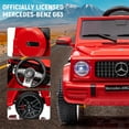 thumbnail image 6 of Sakiyr Licensed Mercedes Benz G63 Kids Ride On Car,12V Ride on Toy for Kids Electric Vehicle with Remote Control, Double Open Doors, Music, Bluetooth, Wheels Suspension, 6 of 8
