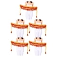 thumbnail image 2 of Transemion Wide Application Belly Dance Sequined Waist Versatile And Stylish Waist orange 5Set, 2 of 6