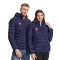 thumbnail image 2 of Heisall Womens Winter Coats 8-Zone Heating USB Smart Thermostat Electric Heating Detachable Hood Long Sleeve Thermal Warmth Padded Jackets, 2 of 5