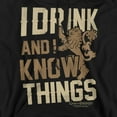 thumbnail image 2 of Game of Thrones Know Things Unisex Adult Pull-Over Hoodie, Know Things, Medium, 2 of 5