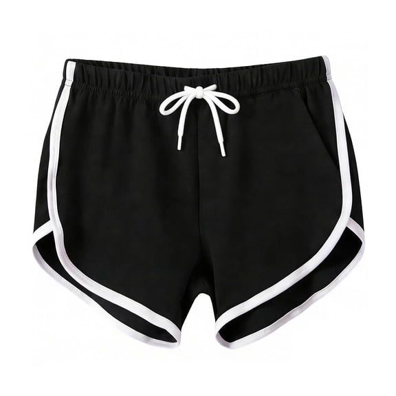 Miqool Women's Athletic Shorts Cotton Comfy Booty Dolphin Shorts Breathable Lounge Yoga Dance Sporty Shorts Gym Running Workout Shorts