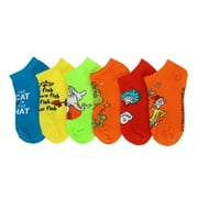 Dr. Seuss Character Art Kid's 6-Pair Ankle Socks