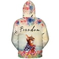 thumbnail image 2 of Freedom Abyssinian on Independence Day 4th of July All Over Print 3D Hoodie Unisex Merch Hoodies Cat Lover Kitten Owner Gifts - 01005, 2 of 6