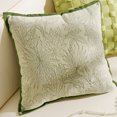 thumbnail image 2 of Funda de almohada vintage con estampado floral verde, 45 x 45 cm, 2 of 2